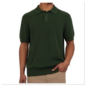 DKNY Men’s Dark Green Sweater Polo